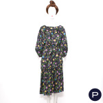 SAINT LAURENT RIVE GAUCHE - CIRCA 1980 - ENSEMBLE, BLOUSE, JUPE