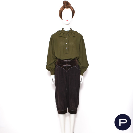 SAINT LAURENT RIVE GAUCHE - LATE 1970'S - BLOUSE