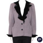 SAINT LAURENT RIVE GAUCHE - 1980'S - VESTE