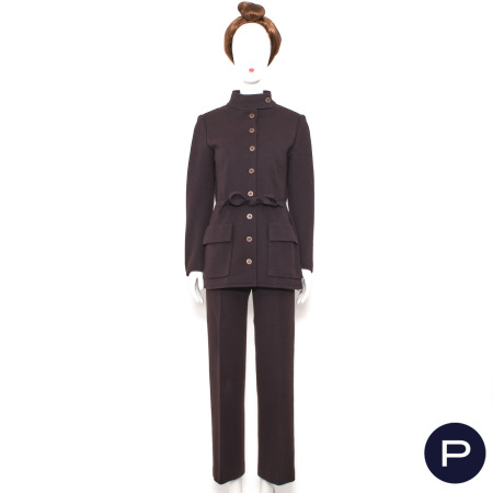 YVES SAINT LAURENT - CIRCA 1968 - ENSEMBLE, VESTE, PANTALON