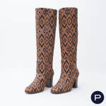 YVES SAINT LAURENT - AUTOMNE-HIVER 1970/71 - PAIRE DE BOTTES