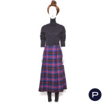 SAINT LAURENT RIVE GAUCHE - AUTOMNE-HIVER 1976/77 - KILT