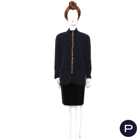 KARL LAGERFELD - 1990'S - VESTE, JUPE