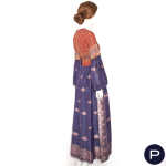 LANVIN X JULES-FRANÇOIS CRAHAY - PRINTEMPS-ÉTÉ 1971 - ROBE DU SOIR