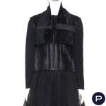 PRADA - AUTOMNE-HIVER 2000/01 - ENSEMBLE, MANTEAU, VESTE, ÉCHARPE