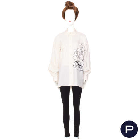 JEAN-CHARLES DE CASTELBAJAC KO AND CO - CIRCA 1983/90 - CHEMISE