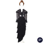 CHRISTIAN LACROIX - AUTOMNE-HIVER 1993/94 - BOLÉRO, JUPE LONGUE