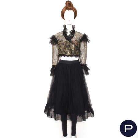 CHRISTIAN LACROIX - AUTOMNE-HIVER 1993/94 - BOLÉRO, BUSTIER