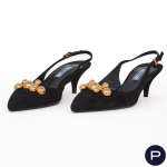 PRADA - 2000/10'S - PAIRE DE SLING-BACK