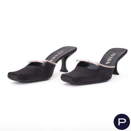 PRADA - 2000/10'S - PAIRE DE MULES