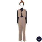 ANONYME - 1970/80'S - ENSEMBLE, CAPE, VESTE, GILET, PANTALON, JUPE