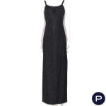 ANONYME - LATE 1970'S - ENSEMBLE, ROBE DU SOIR, CHÂLE