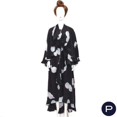 CHLOÉ X KARL LAGERFELD - LATE 1970'S - ENSEMBLE, ROBE, CHÂLE