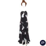 CHLOÉ X KARL LAGERFELD - LATE 1970'S - ENSEMBLE, ROBE, CHÂLE