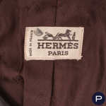 HERMÈS - 1990'S - MANTEAU CROISÉ