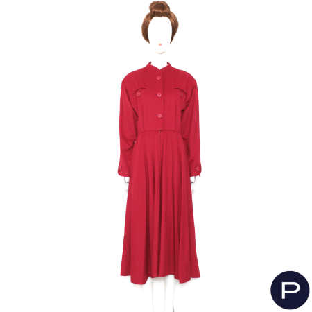 SAINT LAURENT RIVE GAUCHE - CIRCA 1987 - ROBE