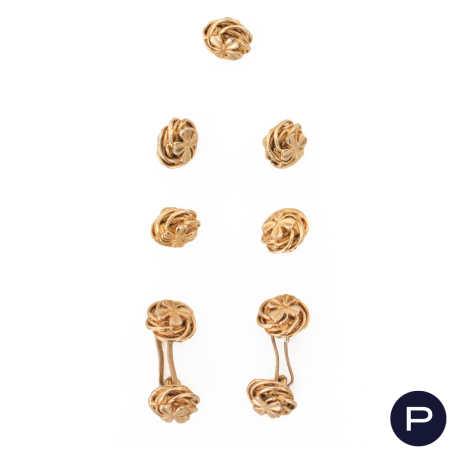 CHANEL - 1960/70'S- BOUTONS DE MANCHETTE