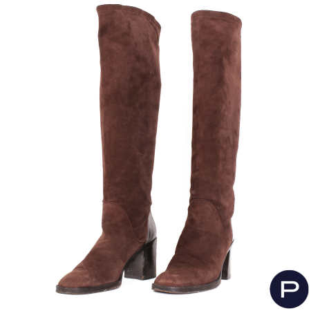 CHANEL X KARL LAGERFELD - PAIRE DE BOTTES