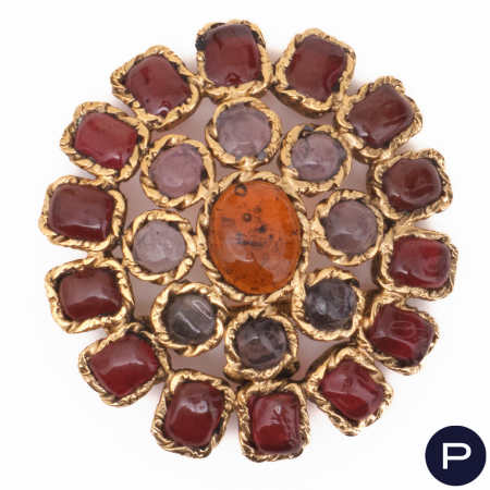 CHANEL X KARL LAGERFELD - 1980/90'S- BROCHE