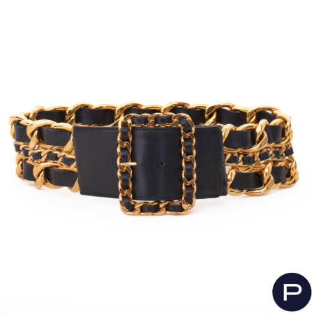 CHANEL X KARL LAGERFELD - 1980/90'S  - CEINTURE CHAÎNE