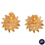 CHANEL X KARL LAGERFELD - 1980/90'S- PAIRE DE BOUCLES D'OREILLES