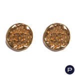 CHANEL X KARL LAGERFELD - PRINTEMPS-ÉTÉ 1994- PAIRE DE BOUCLES D'OREILLES