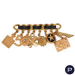 CHANEL X KARL LAGERFELD - PRINTEMPS-ÉTÉ 1995- BROCHE