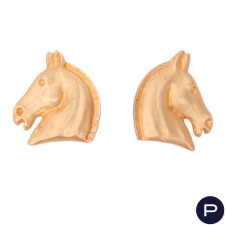 HERMÈS - 1980/90'S- PAIRE DE BOUCLES D'OREILLES