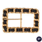 CHANEL X KARL LAGERFELD - 1980/90'S  - BOUCLE DE CEINTURE