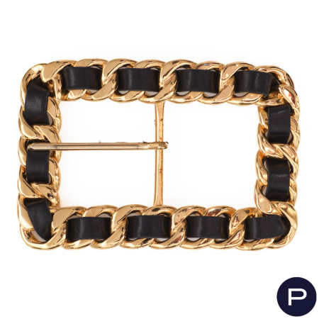 CHANEL X KARL LAGERFELD - 1980/90'S  - BOUCLE DE CEINTURE