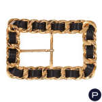 CHANEL X KARL LAGERFELD - 1980/90'S  - BOUCLE DE CEINTURE