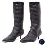 CHANEL X KARL LAGERFELD - 2000'S - PAIRE DE BOTTINES