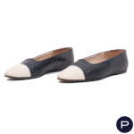 CHANEL X KARL LAGERFELD - 1980/90'S - PAIRE DE BALLERINES