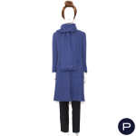 CHANEL X KARL LAGERFELD - AUTOMNE-HIVER 2004/05 - ENSEMBLE, MANTEAU, ÉTOLE