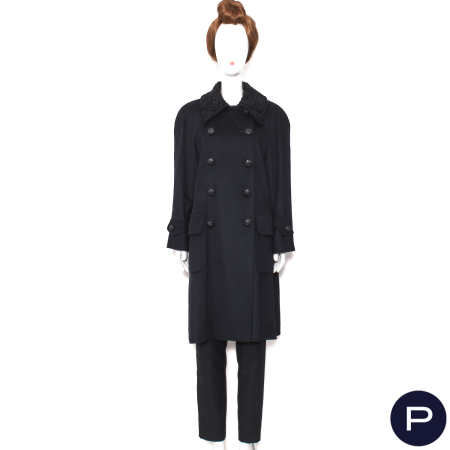 CHANEL BOUTIQUE X KARL LAGERFELD - 1990'S - MANTEAU