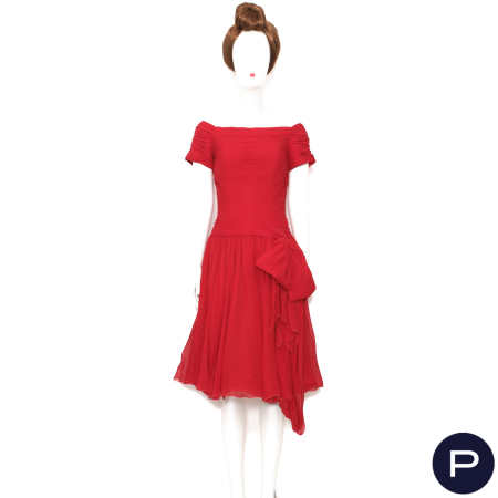 CHANEL BOUTIQUE X KARL LAGERFELD - 1980/90'S - ROBE