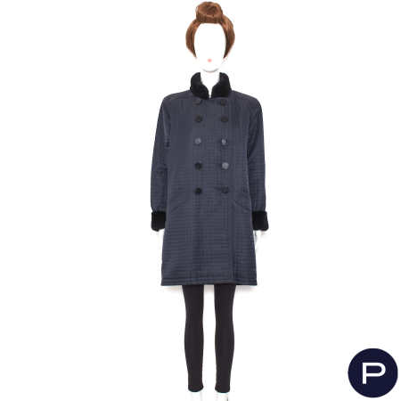 YVES SAINT LAURENT FOURRURES - 1980'S - PELISSE