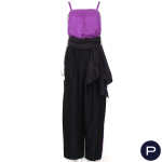 CLAUDE MONTANA - PRINTEMPS-ÉTÉ 1979 - ENSEMBLE, PANTALON, CARACO, ÉTOLE