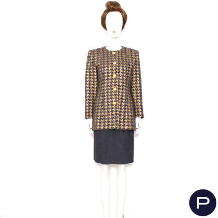 GIVENCHY COUTURE, GIVENCHY LIFE - CIRCA 1990 - VESTE, JUPE