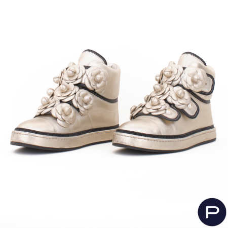 CHANEL X KARL LAGERFELD - 2000/10'S - PAIRE DE BASKETS