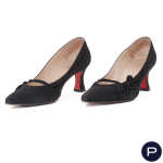 CHRISTIAN LOUBOUTIN - PAIRE D'ESCARPINS