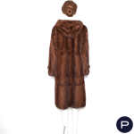 YVES SAINT LAURENT FOURRURES - CIRCA 1990 - MANTEAU