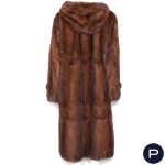 YVES SAINT LAURENT FOURRURES - CIRCA 1990 - MANTEAU