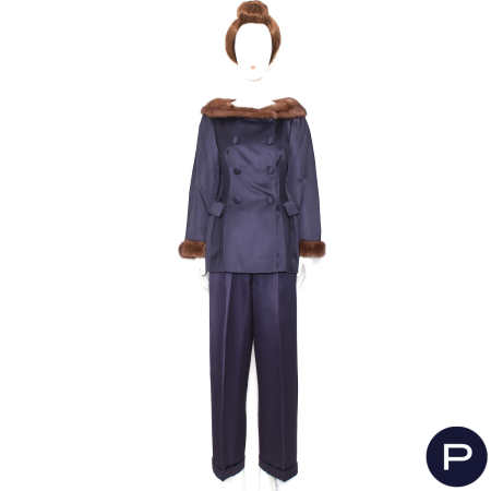 NINA RICCI HAUTE BOUTIQUE - 1990'S - ENSEMBLE, VESTE, PANTALON