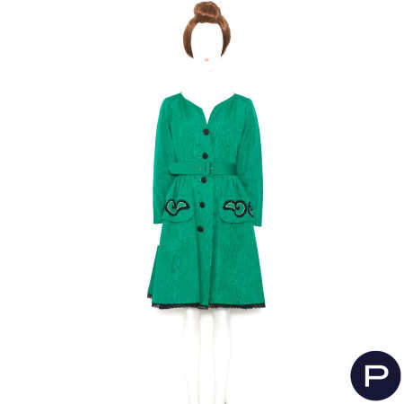 GUY LAROCHE BOUTIQUE COLLECTION - AUTOMNE-HIVER 1992/93 - ROBE