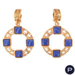 CHANEL X KARL LAGERFELD - 1980'S- PAIRE DE BOUCLES D'OREILLES