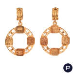 CHANEL X KARL LAGERFELD - 1980'S- PAIRE DE BOUCLES D'OREILLES