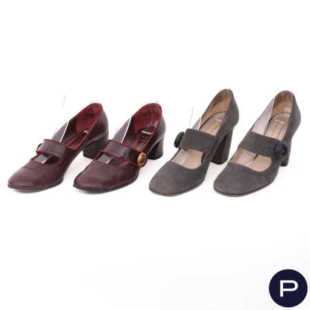 MARC JACOBS, PRADA - PAIRE D'ESCARPINS