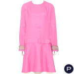 ANONYME - 1960/70'S - ROBE, ÉCHARPE