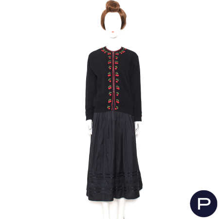 ANONYME - CARDIGAN, JUPE LONGUE